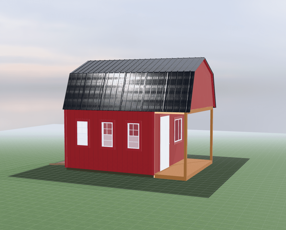 Shed configuration for tool shed