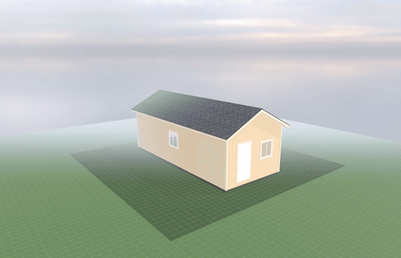 Exterior detail of a 14x32 Luxe Gable ADU shed for Guest House Vs Adu Vs Shed Conversion Differences That Affect Cost