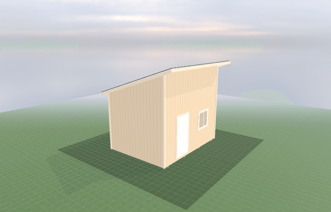 Exterior detail of a 12x16 Luxe Modern shed for Winter Washing Realities Keeping A Wash Bay Usable