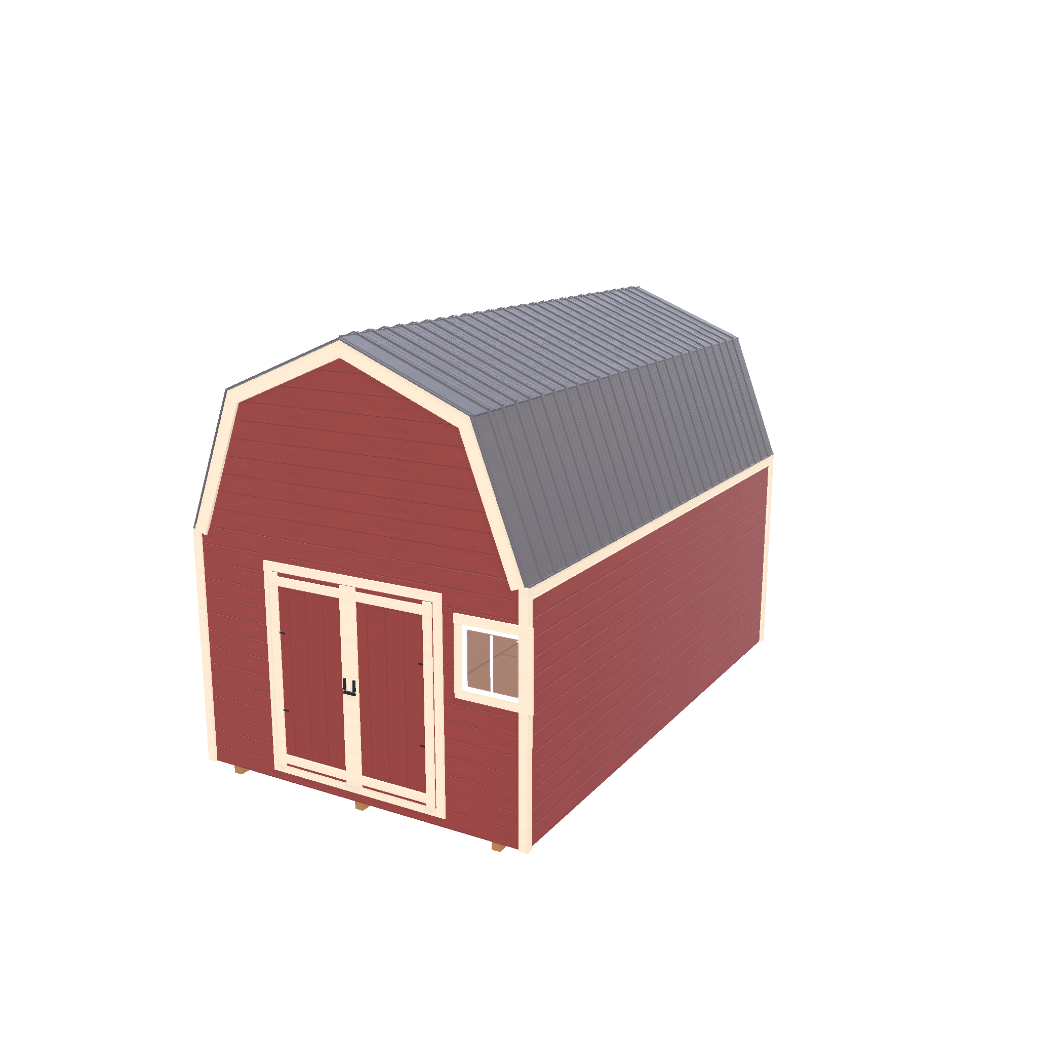 Lofted barn shed model placeholder for snow load sizing guide