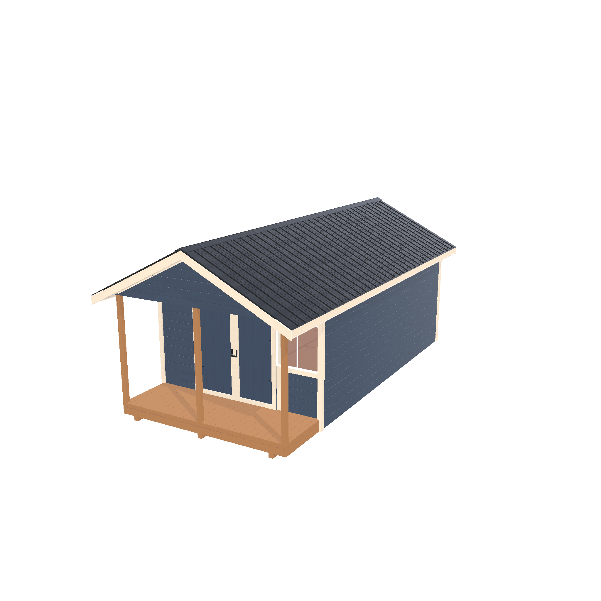 Luxe gable shed model placeholder for Idaho permit guide